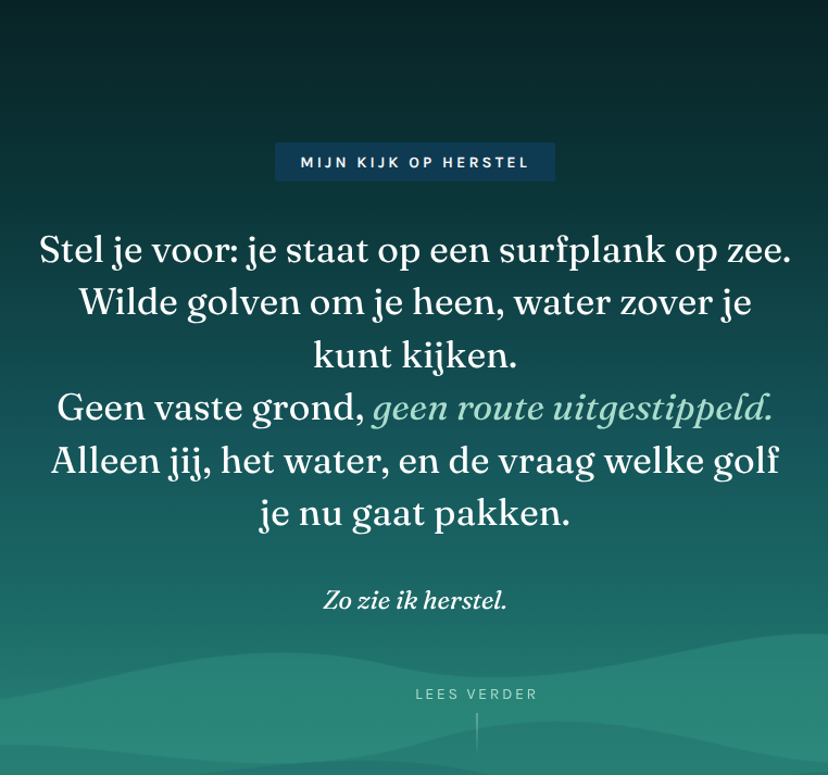 Mijn kijk op herstel